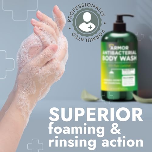 Antibacterial Body Wash for Back Acne, Body Odor & Skin Irritation 16 oz