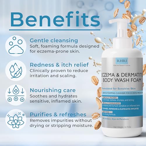 Eczema Body Wash Eczema Treatment Foaming Cleanser For Eczema Prone Skin