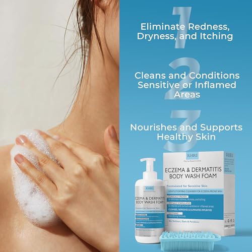 Eczema Body Wash Eczema Treatment Foaming Cleanser For Eczema Prone Skin