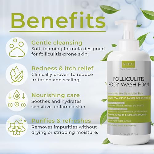 Folliculitis Treatment Folliculitis Body Wash for Redness & Irritation Care