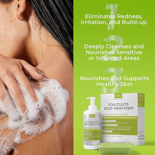 Folliculitis Treatment Folliculitis Body Wash for Redness & Irritation Care