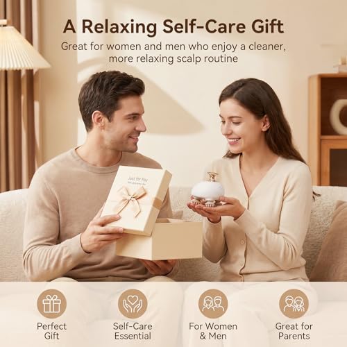 Electric Scalp Massager Waterproof Shampoo Brush for Long Hair