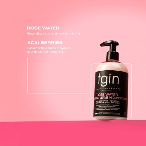 Rose Water Smoothing Leave In Conditioner – Detangles & Defines Curls