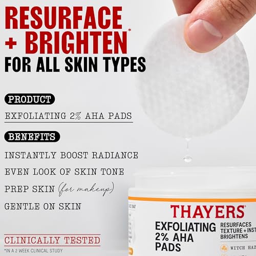 Exfoliating 2% AHA Toner Pads