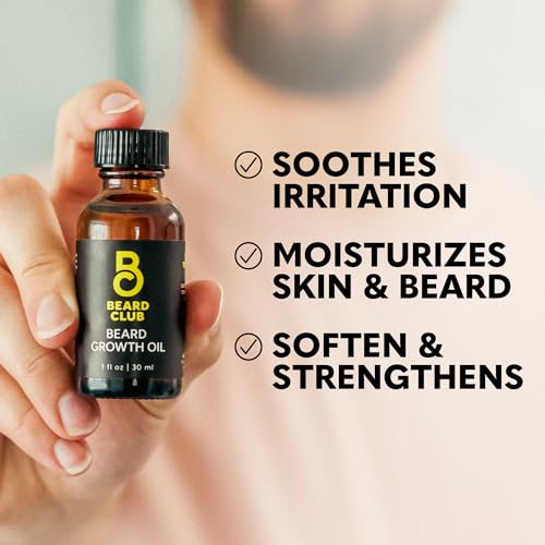 Beard Club Premium Derma Roller and Beard Growth Oil