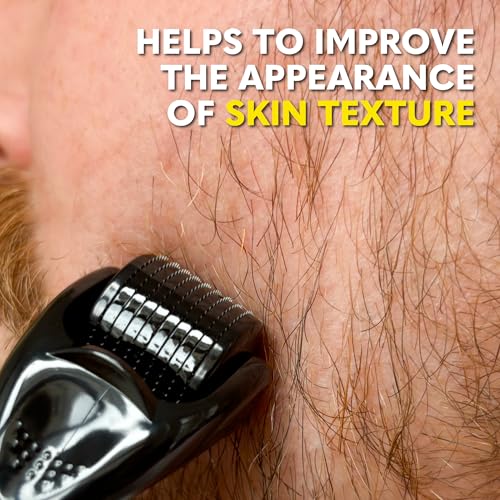 Beard Growth Kit Derma Roller Oil Balm Comb
