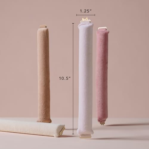 Volumizing Hair Rods for Overnight Curls No Heat Hair Rollers for Long or Medium Length Ha