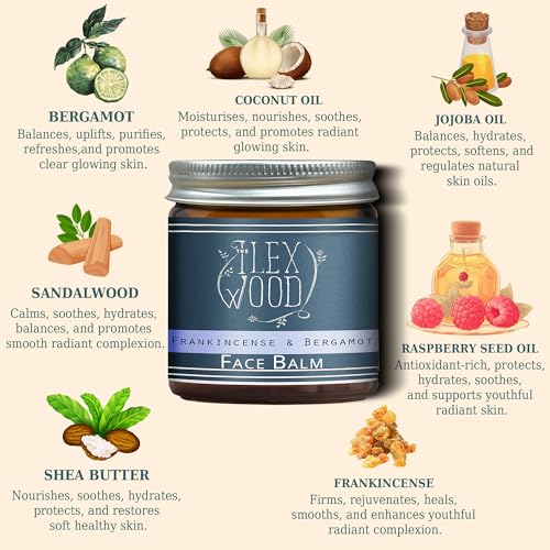 Frankincense & Bergamot Natural Face Balm