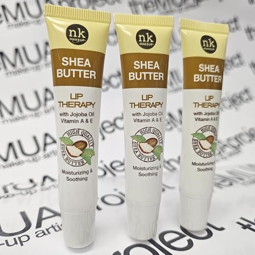 3 Pack Bundle of Shea Butter Lip Therapy for Moisturizing