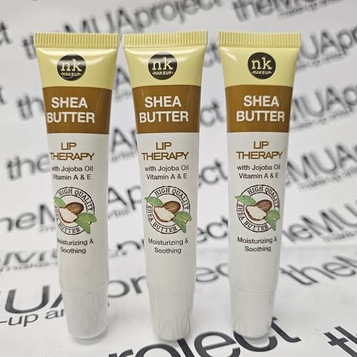 3 Pack Bundle of Shea Butter Lip Therapy for Moisturizing