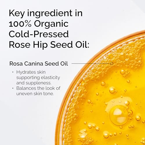 100% Organic Cold-Pressed Rose Hip Seed Oil