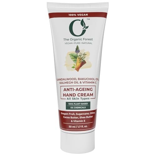 Plant-Based Anti Aging Hand Cream with SPF Protection