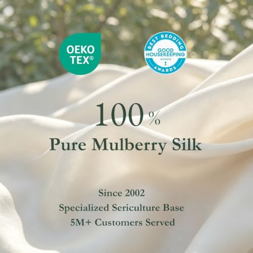 Queen Pearl White Silk Pillowcase