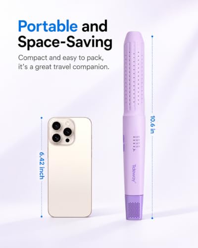 Dual Voltage 2-in-1 Travel Straightener and Curler