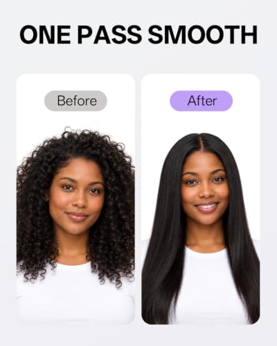 Dual Voltage 2-in-1 Travel Straightener and Curler