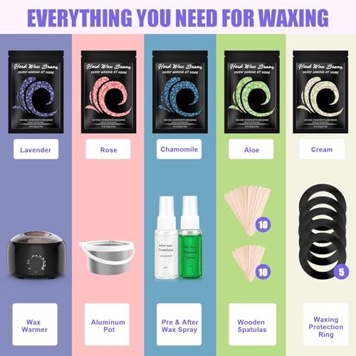 Waxing Kit - Wax Warmer for Hair Removal