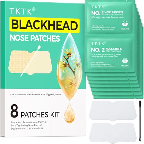 3-Step Melting Blackhead Nose Patches, 8 Pieces