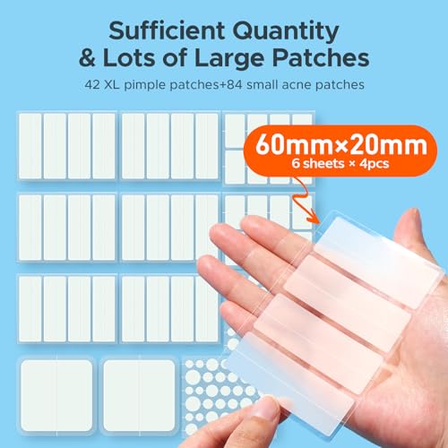 Large Pimple Patches for Face and Body 7 Sizes 126