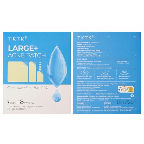 Large Pimple Patches for Face and Body 7 Sizes 126