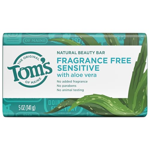 Natural Beauty Bar Soap, Fragrance Free, 5 oz (6 Pack)