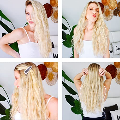 3 Barrel Curling Iron 1-Inch Hair Crimper Tool for Women