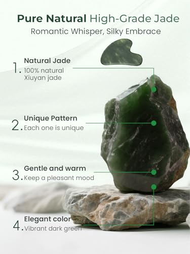 Natural Jade Gua Sha Facial Tool