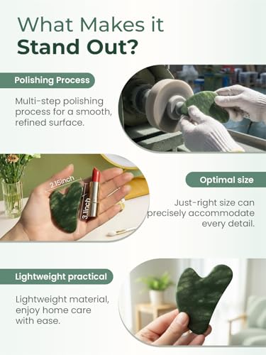 Natural Jade Gua Sha Facial Tool