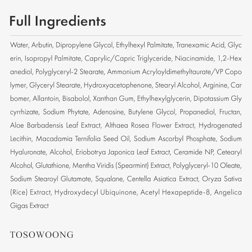 Arbutin 7% + Tranexamic Acid 4% Cream for Dark Spots