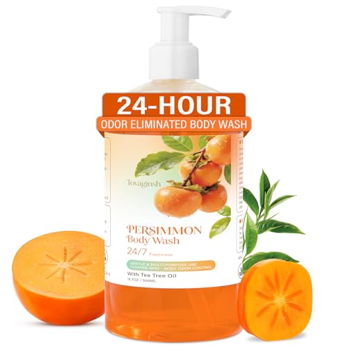 Persimmon Body Wash for Body Odor Control