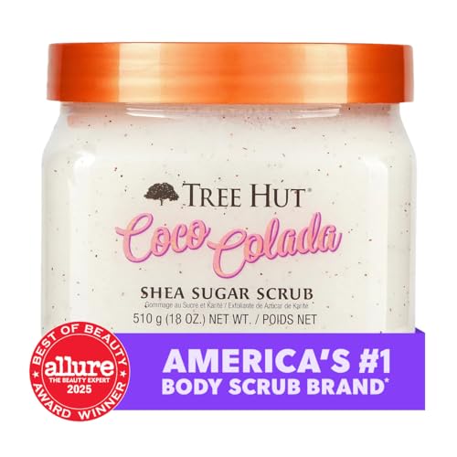 Coco Colada Body Scrub, Exfoliating Sugar Scrub, Vegan, 18 Oz