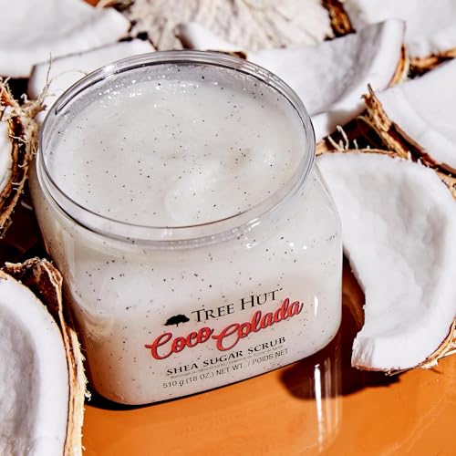 Coco Colada Body Scrub, Exfoliating Sugar Scrub, Vegan, 18 Oz