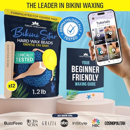 Wax Beads - Award Winning - Safe for Skin - Dermatologically Tested - At-Home Kit