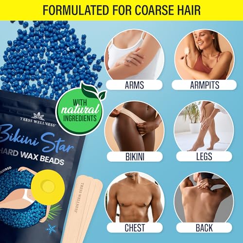 Wax Beads - Award Winning - Safe for Skin - Dermatologically Tested - At-Home Kit