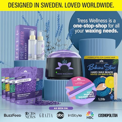 Wax Beads - Award Winning - Safe for Skin - Dermatologically Tested - At-Home Kit