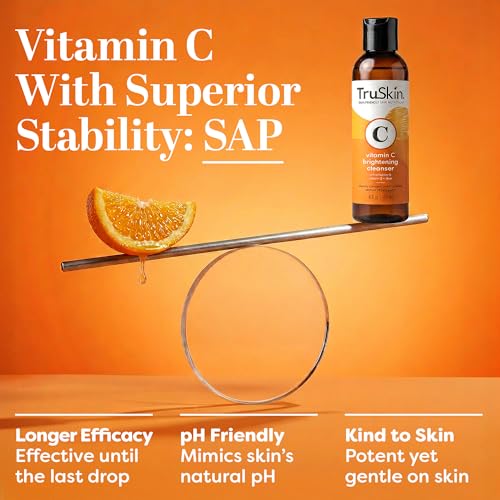 Vitamin C Cleanser Face Wash with Vitamins C & E, Rosehip Oil, Aloe Vera