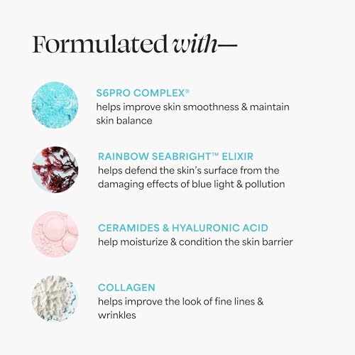 Radiant Skin Brightening Serum Skin Tint SPF Facial Sunscreen Provides Broad Spe