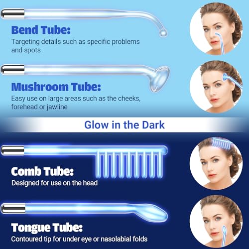 Blue High Frequency Facial Wand Device
