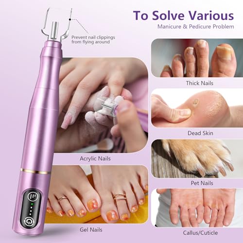 Cordless Nail Drill Electric Nail File Kit Rechargeable