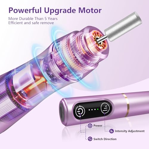 Cordless Nail Drill Electric Nail File Kit Rechargeable