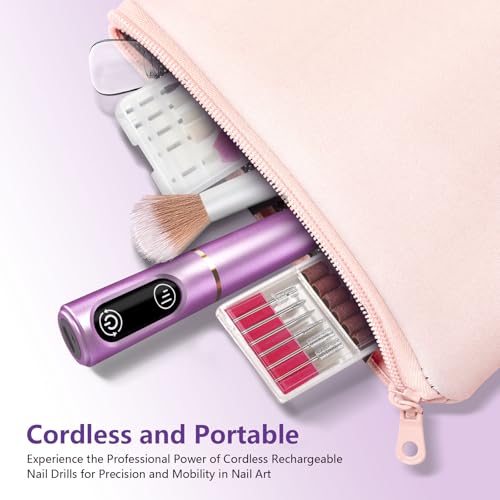 Cordless Nail Drill Electric Nail File Kit Rechargeable