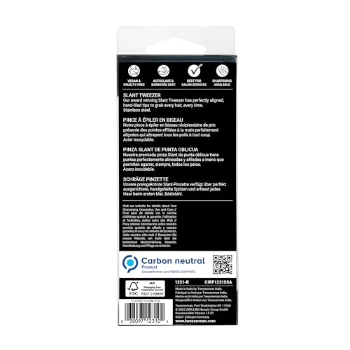 Stainless Steel Slant Tweezer