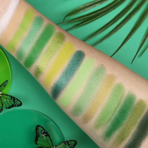 15 Color Green Eyeshadow Palette