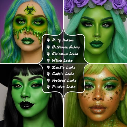 15 Color Green Eyeshadow Palette