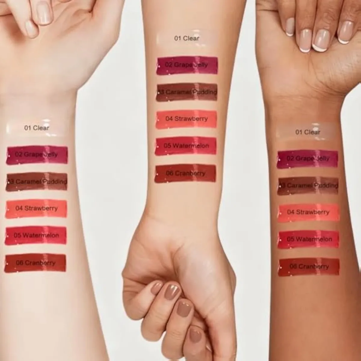 Butter Lip Gloss, Hydrating & Moisturizing Lipgloss with Metal Tip, Lightweight, Non-Sticky, Smooth, Nourishing for High-shine Finish(01 Clear)