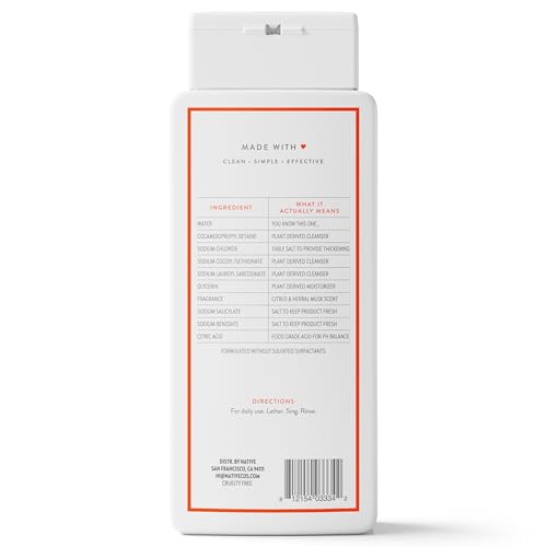 Natural Hand + Body Wash with Lemongrass