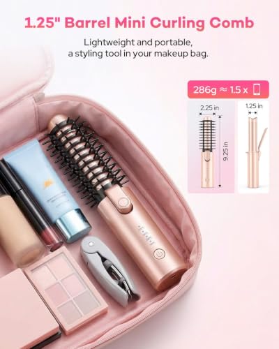 Mini Cordless Curling Iron, 1.25 Inch