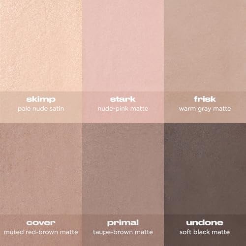 Naked2 Basics Matte Eyeshadow Palette - 6 Cool Neutral Shadows