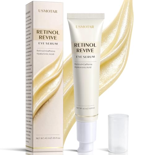 Retinol & Caffeine Eye Serum - Dark Circles Relief & Depuffing Treatment