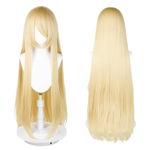 100cm Long Blonde Cosplay Wig
