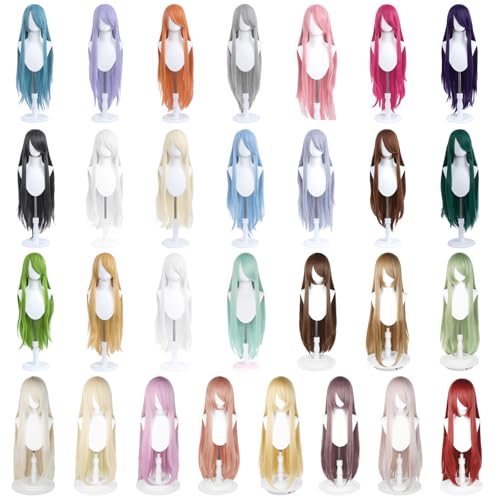 100cm Long Purple Cosplay Wig